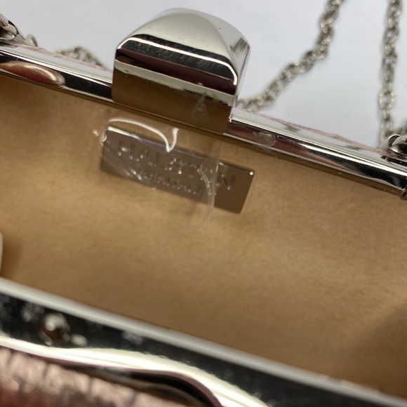 HALSTON HERITAGE SNAKE SKIN CLUTCH BRAND NEW - Picture 3 of 6